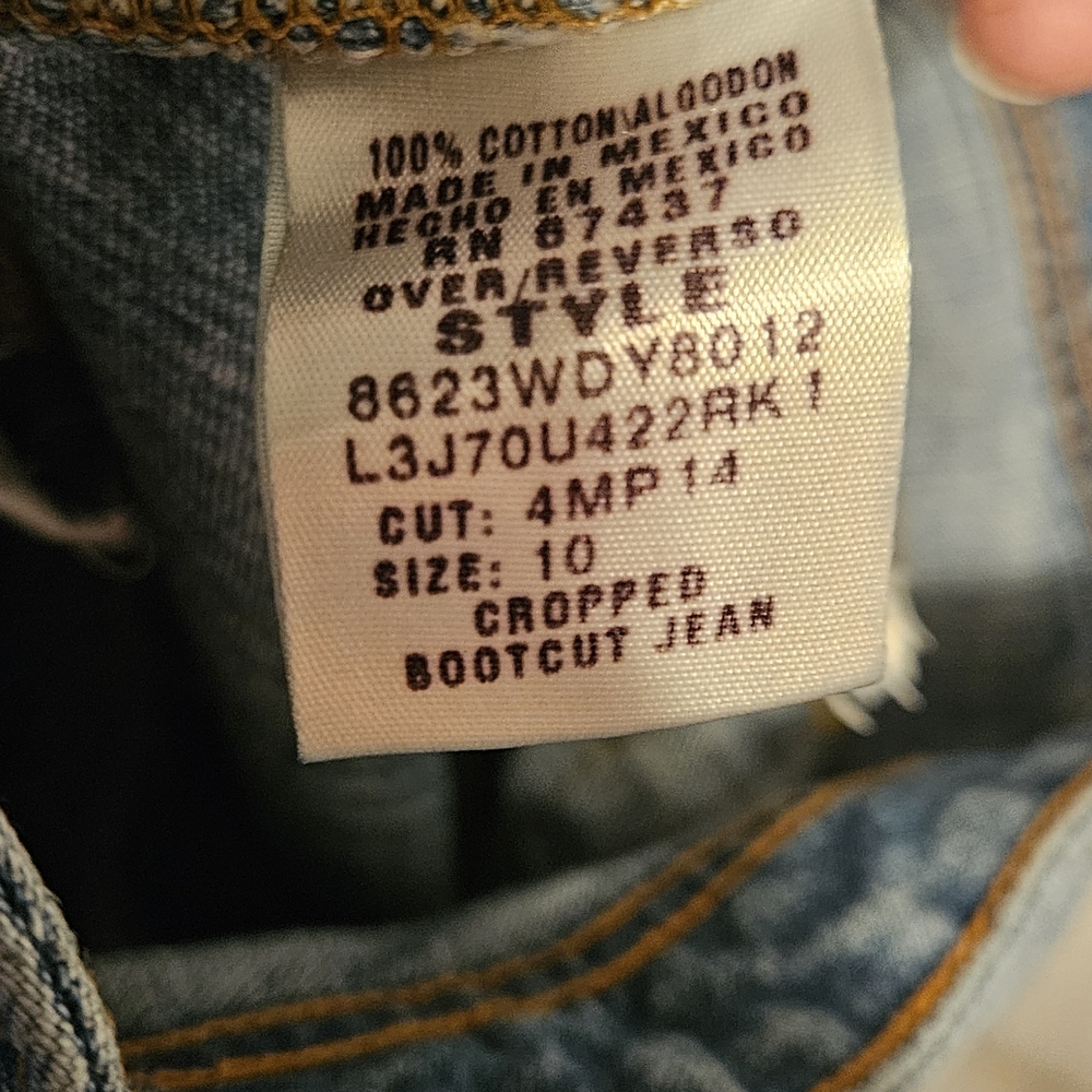 Ralph Lauren Women's Cropped Jeans in Light Blue - Picture 4 of 4